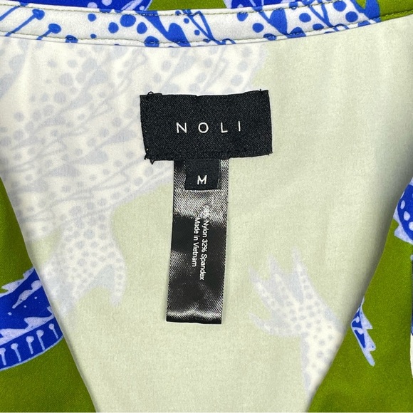 The Noli Shop Pajama Shorts Set Loungewear in Nile Chartreuse Green Size M/L - Picture 4 of 11
